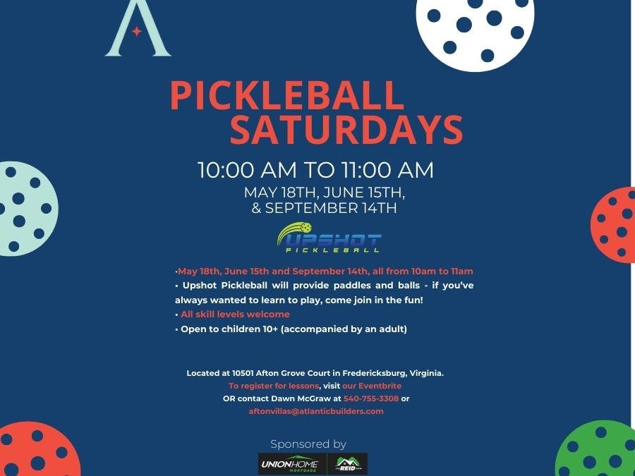 Pickleball Saturdays at Afton Villas